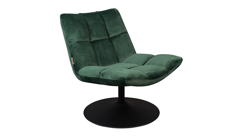 verliezen Numeriek Gehakt Bar Lounge chair velvet | Dutchbone