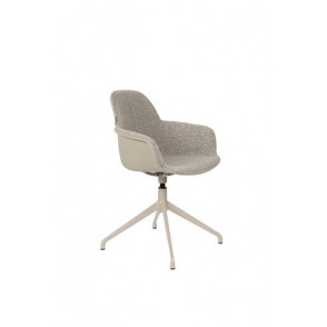 Albert armchair swivel taupe