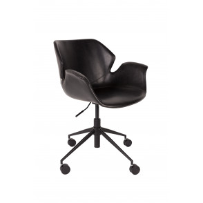 Nikki All Black office chair