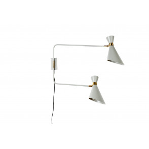 Shady wall double wandlamp