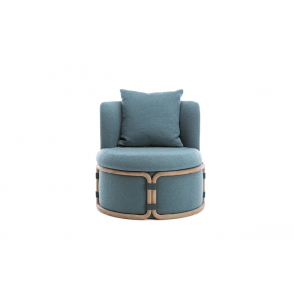 Rotin lounge armchair 