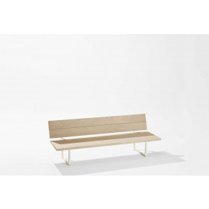 Orizon Bench met rugleuning 