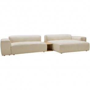 PUUR | Cloudy 2.5-Zits + Chaise Longue met Salontafel