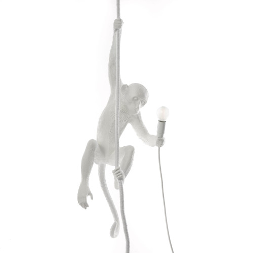 Monkey hangen aan touw lamp Seletti